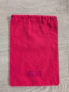 Red  Drawstring Dust Bag